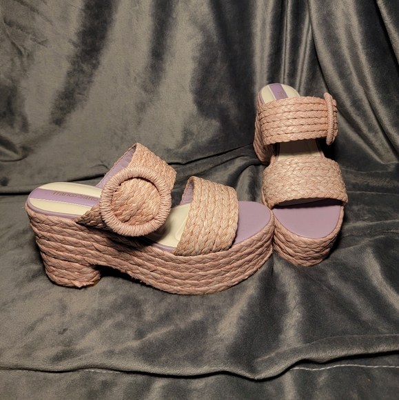 Franco Sarto Costa Platform Sandal Purple - Picture 4 of 9